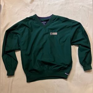 LA Loving Vintage Up North Michigan Green Windbreaker Crewneck